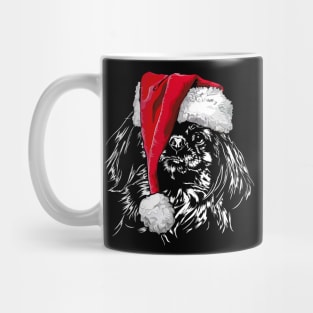 Funny Pekingese Santa Christmas dog mom Mug